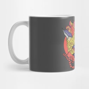 Hannya oriental Oni demon head Mug